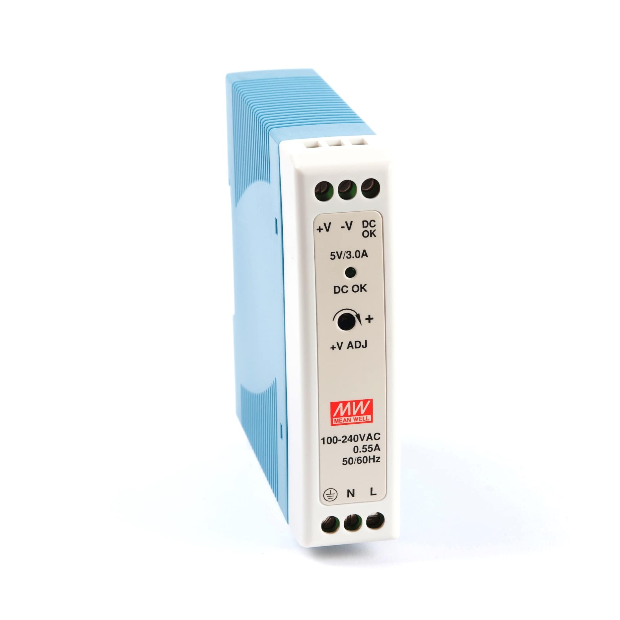 Din-Rail power supply 20W 12V 1,67A ; MeanWell MDR-20-12